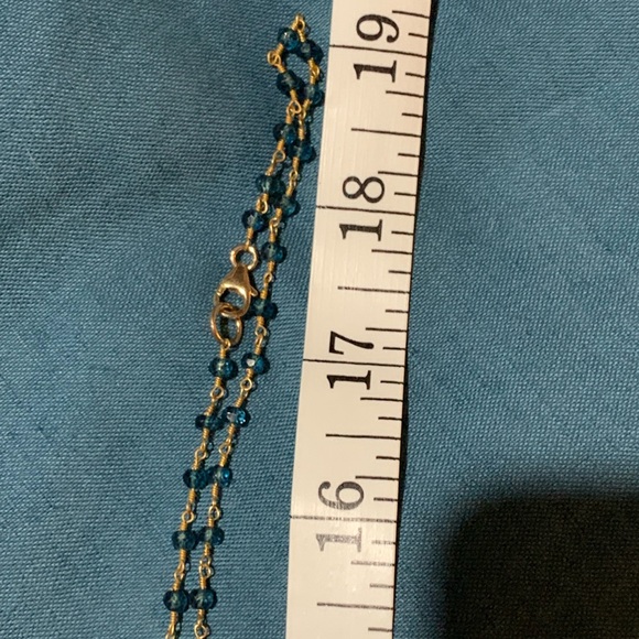 Moonstone/Crystal Quartz/Blue Quartz necklace - Picture 5 of 6